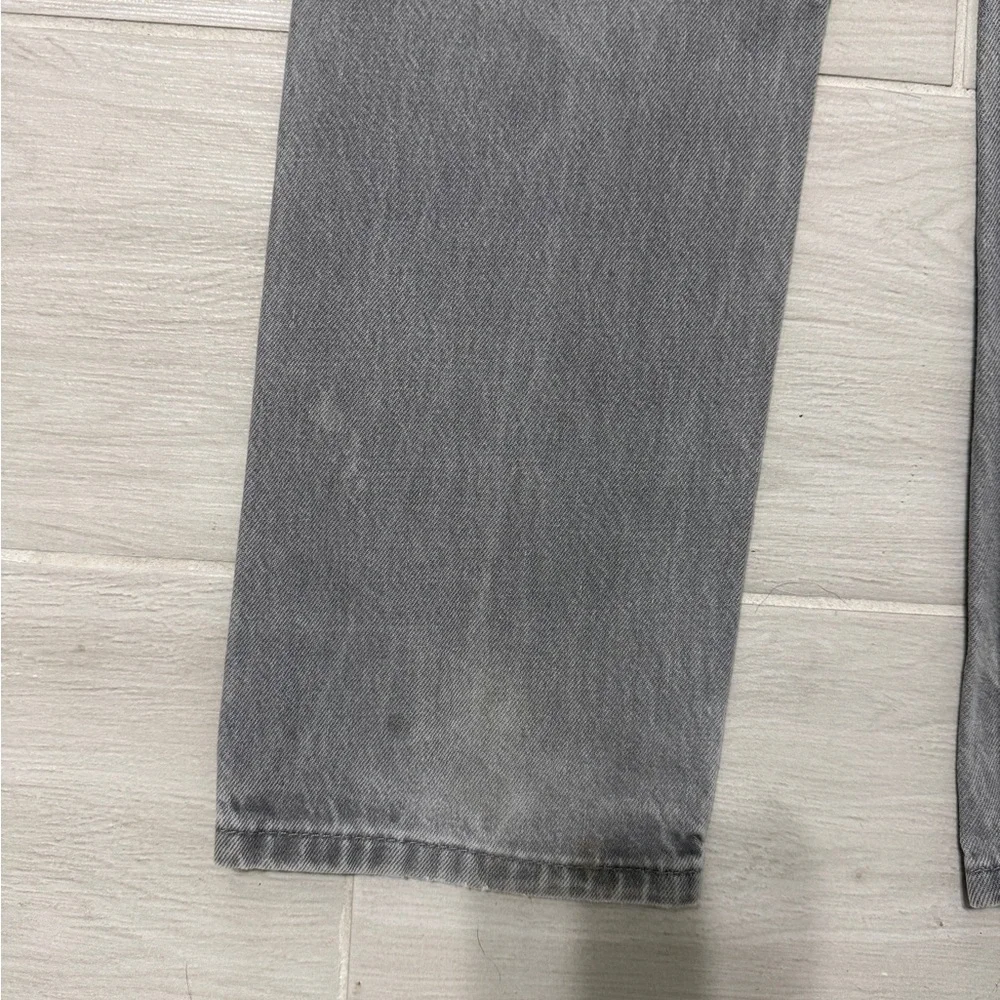 Levi's Men's 505 Gray Straight Jeans - Picture 5 of 5